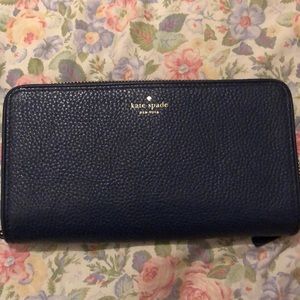royal blue kate spade wallet